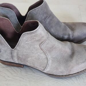 Born Taupe Leather Footwear
